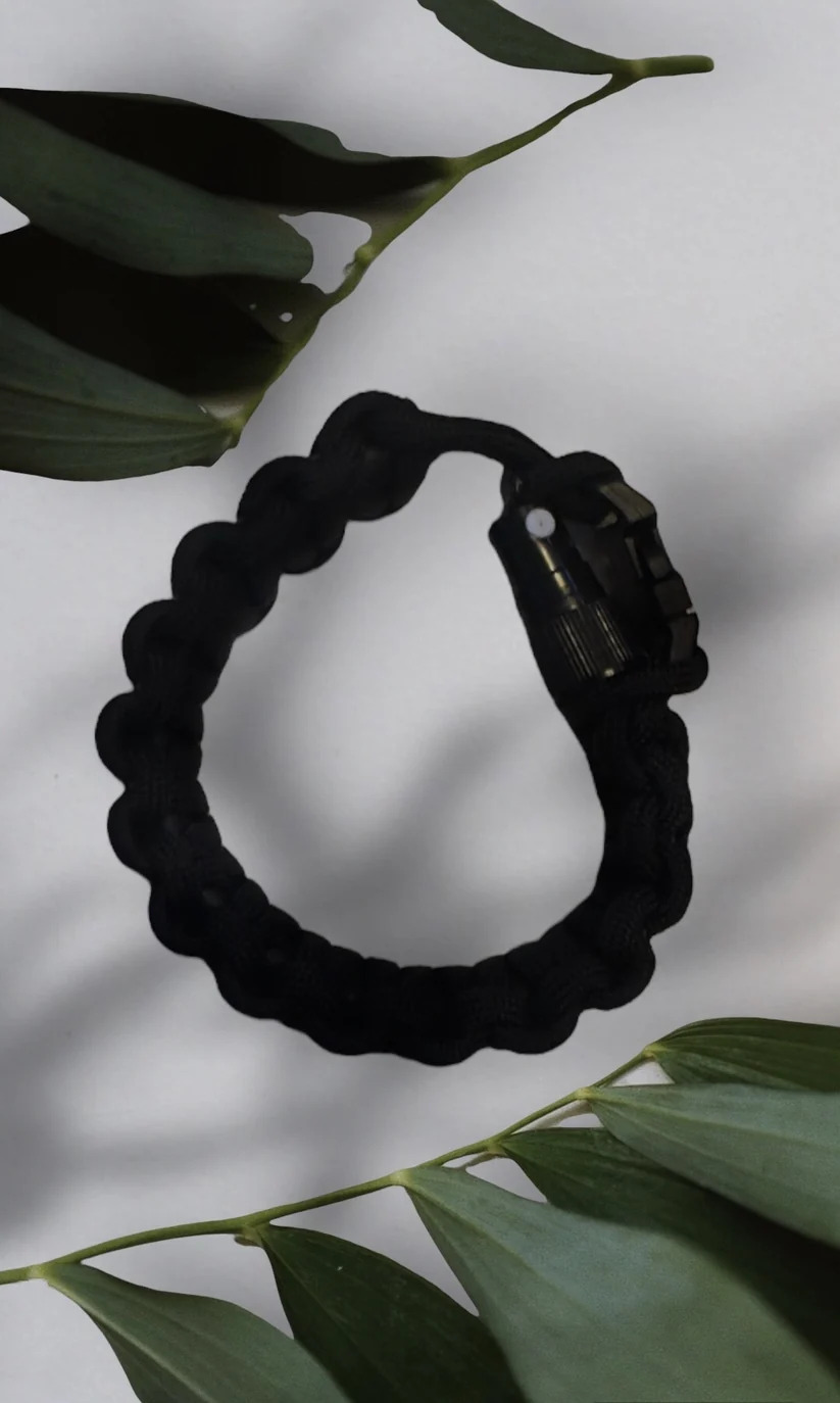 Браслет-атомайзер для духов Refillable Fragrance Bracelet Black (Athletic)